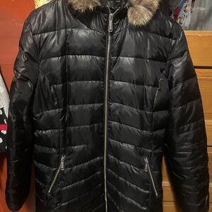 Michael Kors Black Jacket with Gold Accents